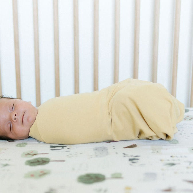 Organic Pre-folded Swaddle - Daffodil