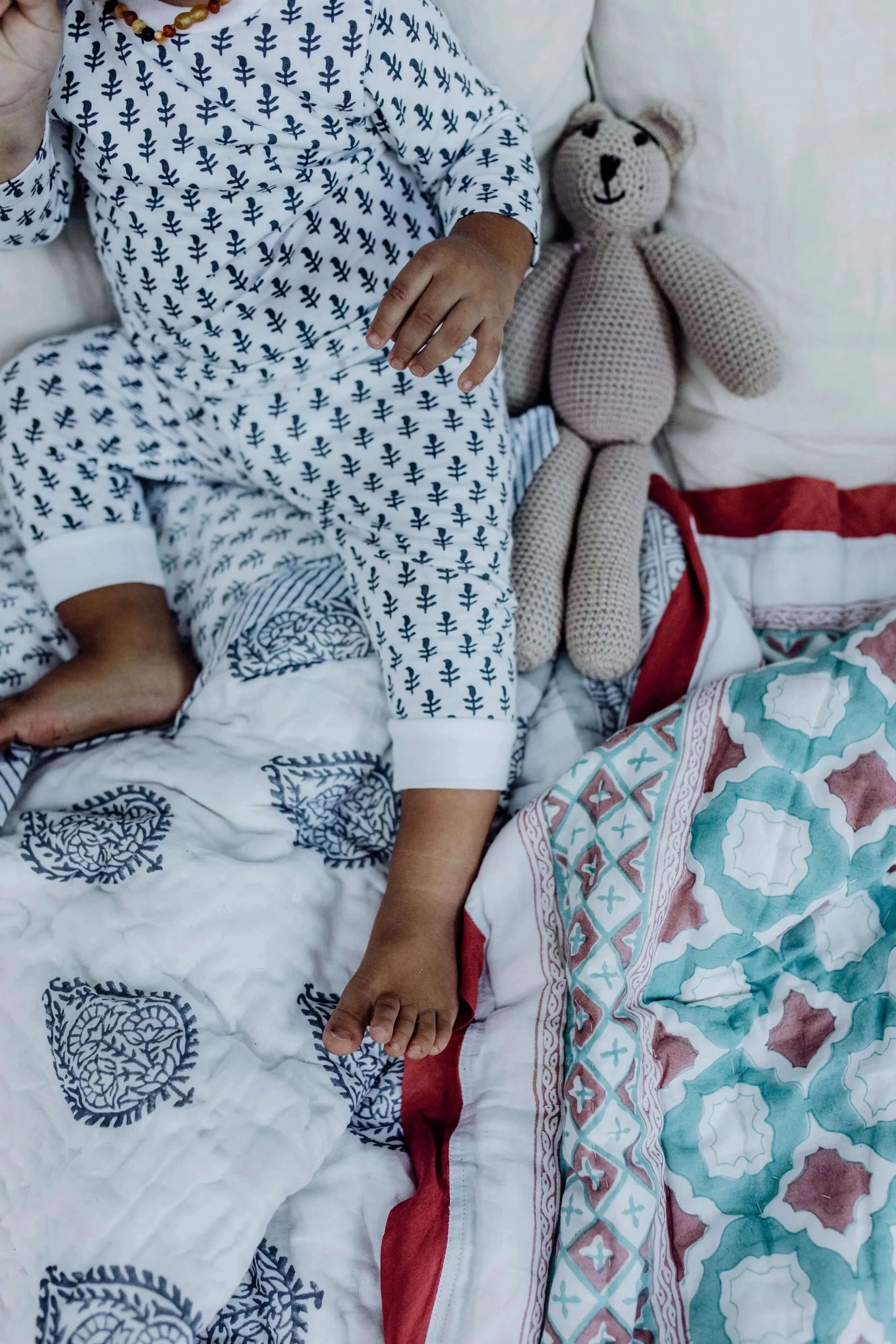 Malabar Baby - Organic Cotton Pajamas in Fort at MERRIMiNT