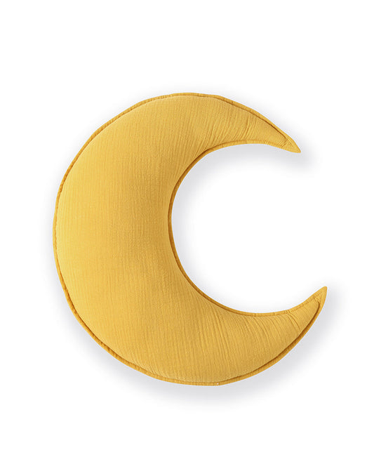 Moon Cushion in Mustard Yellow