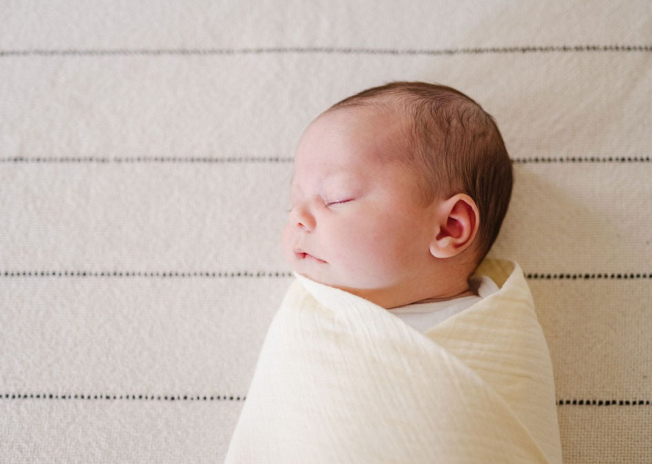 Organic Pre-folded Swaddle  - Muslin
