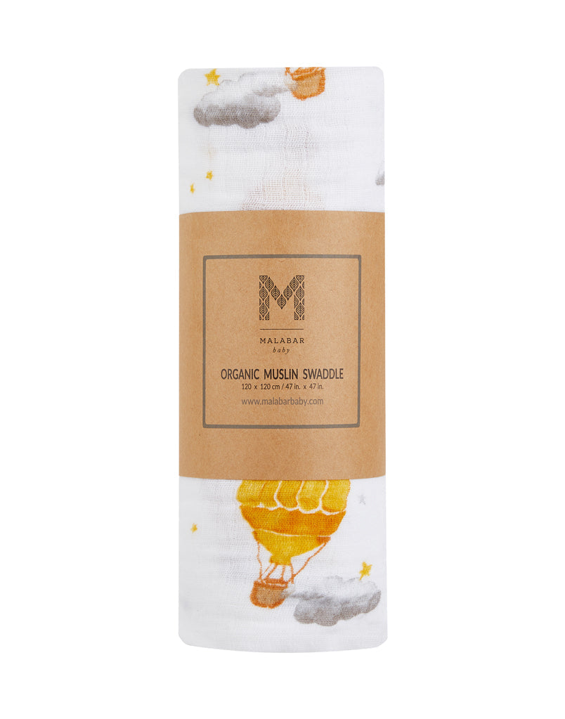 Organic Swaddle - Hot Air Balloon