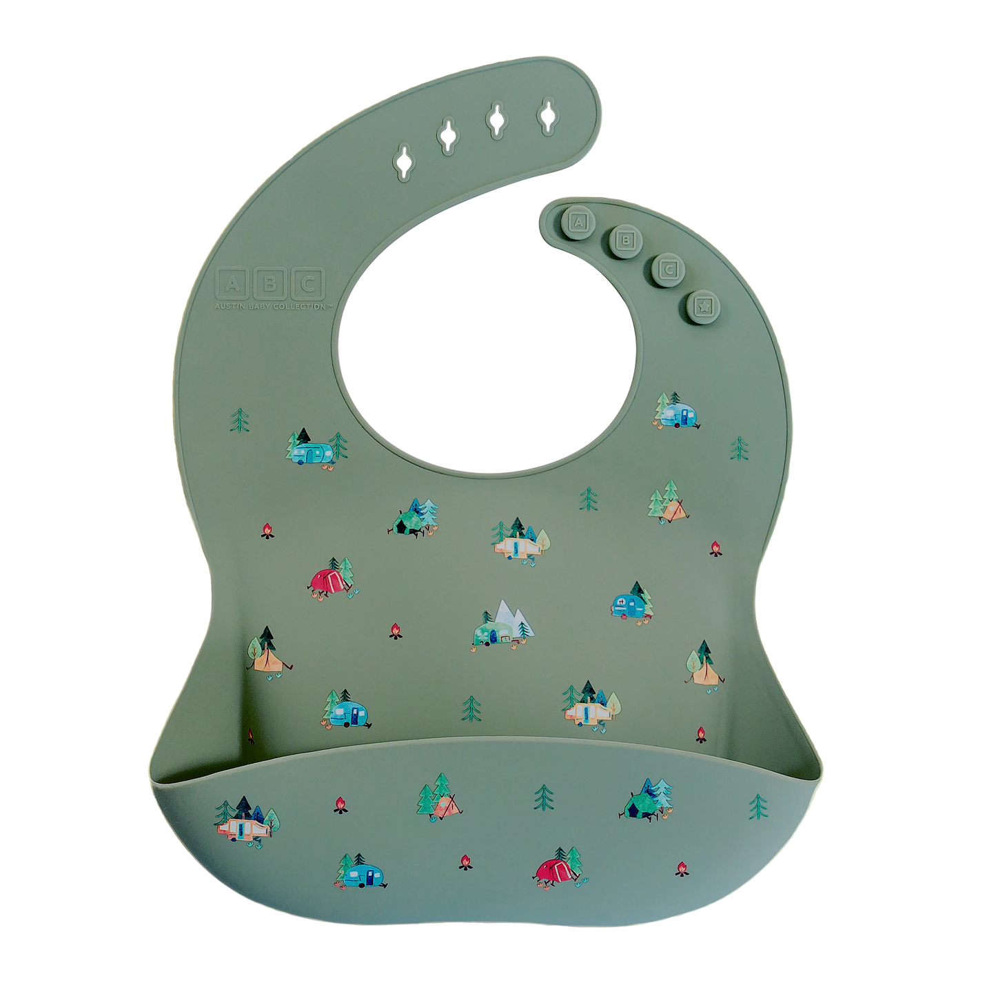 Silicone Mealtime Bundle Camper Sage Green