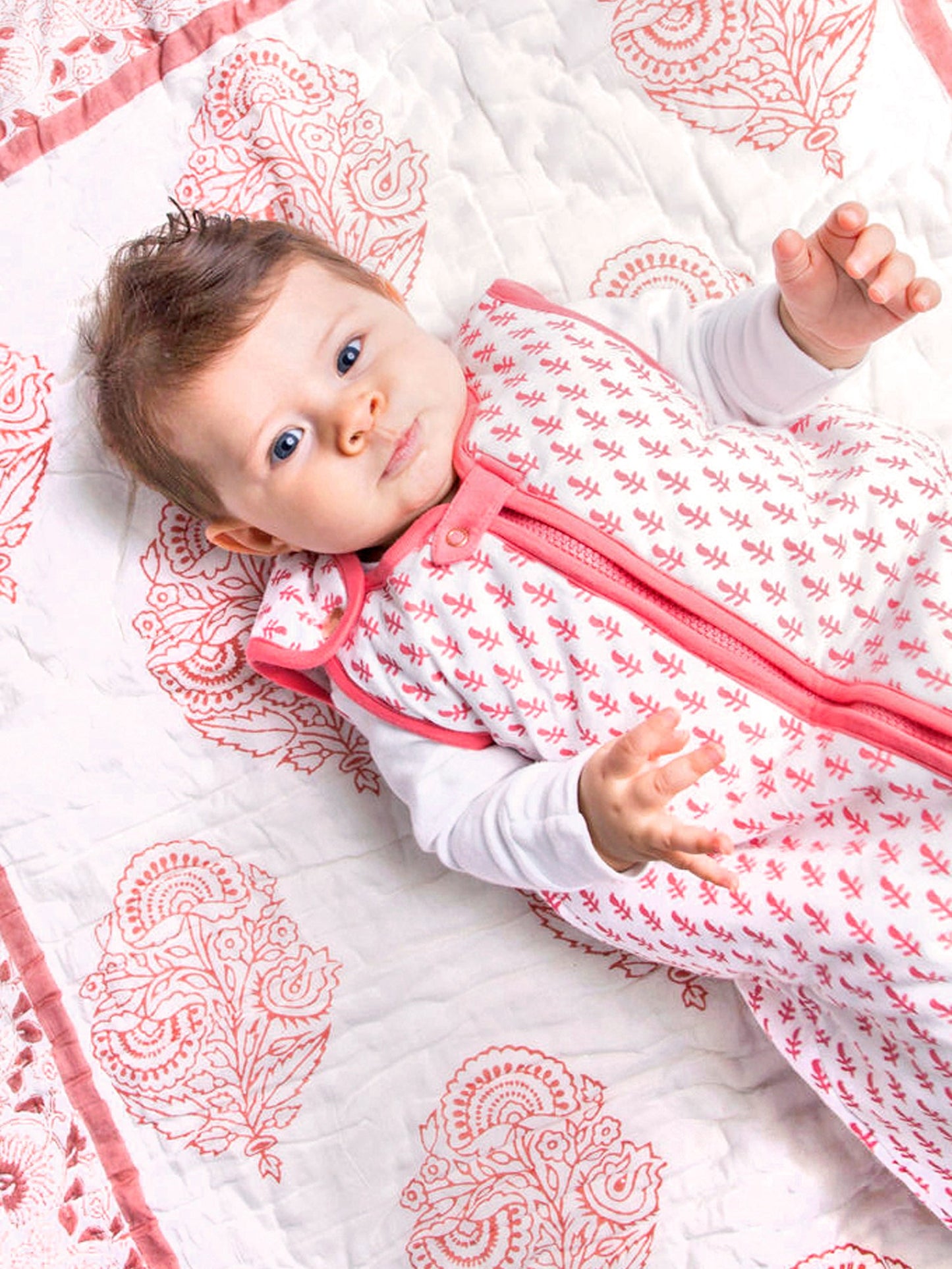 Pink City Wearable Baby Sleep Bag (Lightweight)