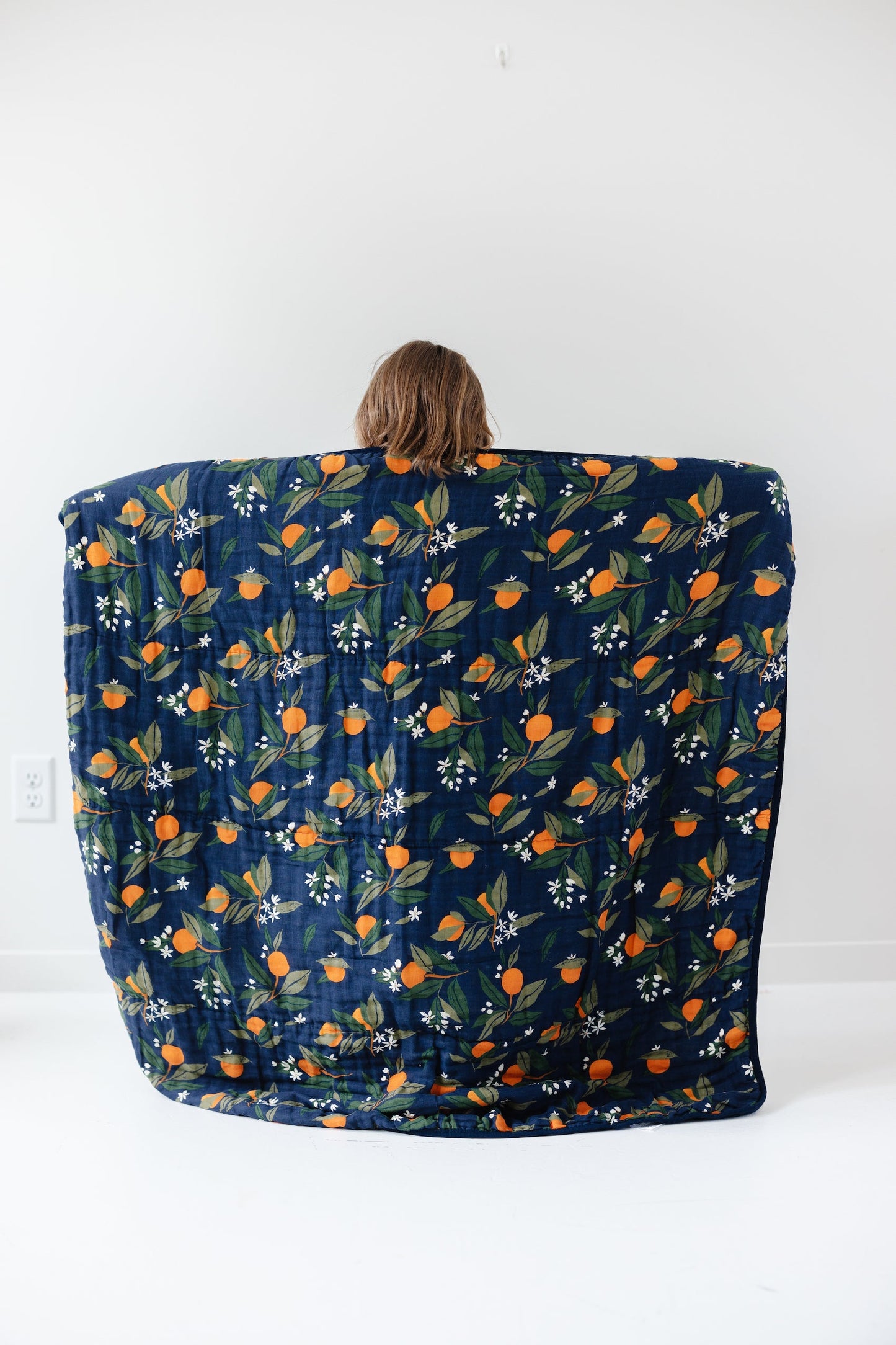 Orange Blossom Crib Quilt