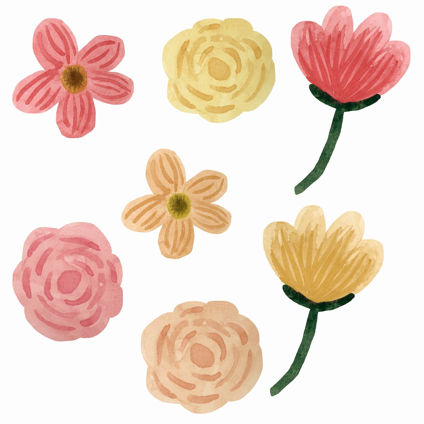 Blossom Flowers Wall Decals