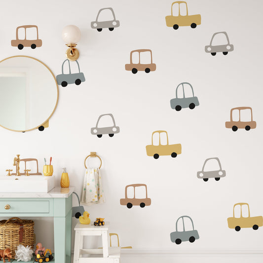 Colorful Cars Wall Decals